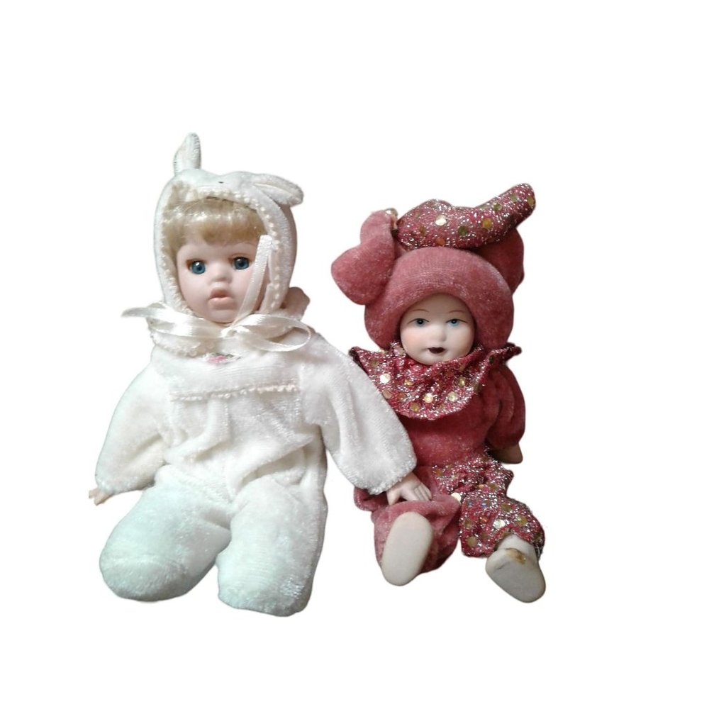 Vintage Miniature Porcelain Dolls